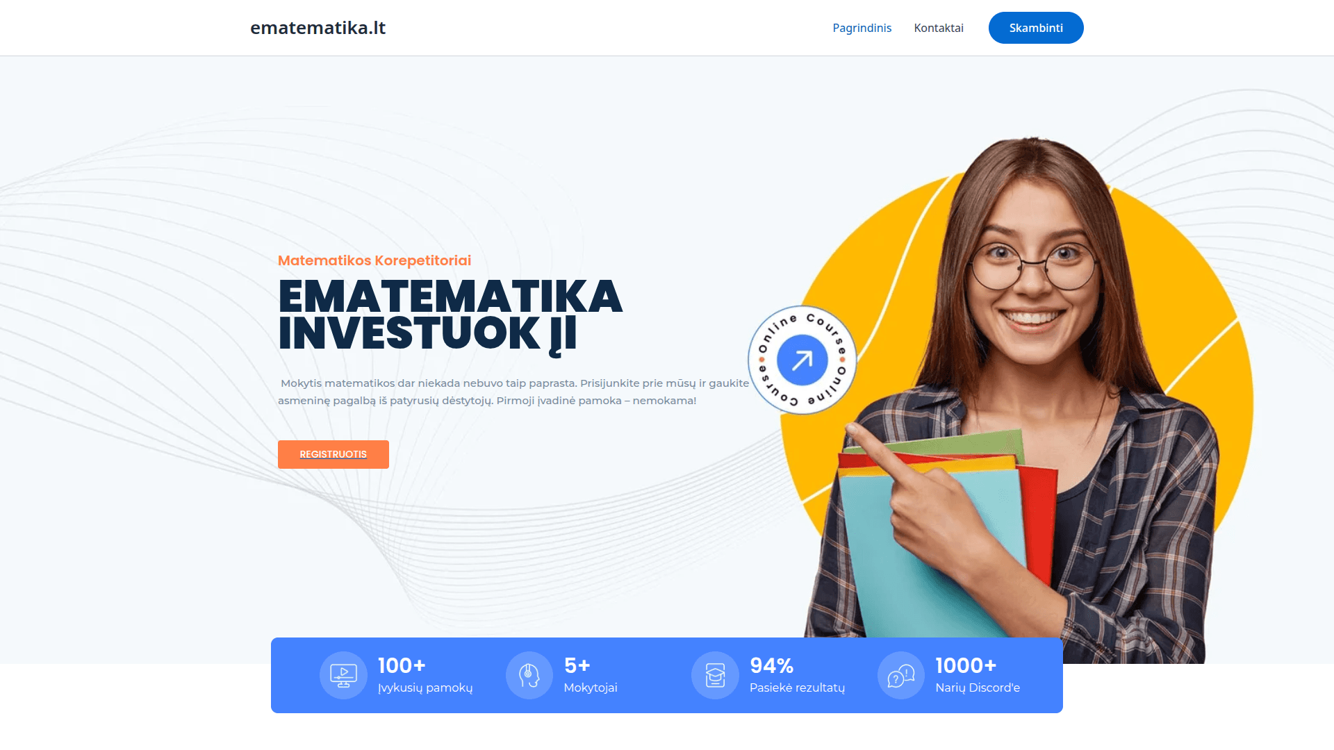 eMatemtika — Korepetitoriai