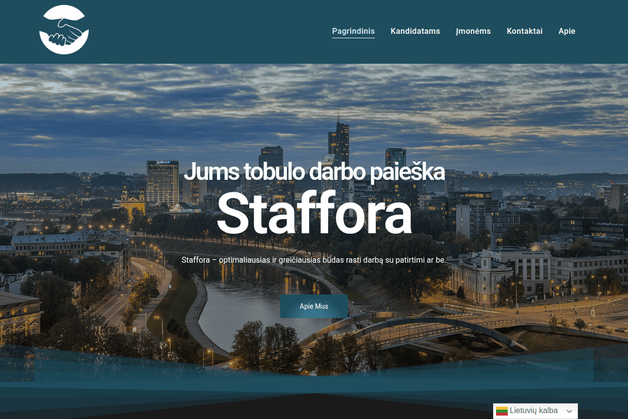 Staffora — Darbo Paieška